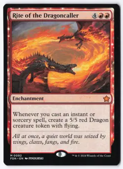 Rite of the Dragoncaller M Foundations 92 NM - Image 1