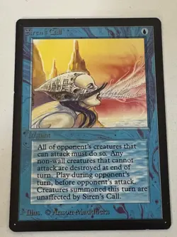 Magic the Gathering MTG Beta Siren's Call NM- (Beta Bob) - Image 1