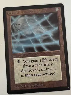 Magic the Gathering MTG Beta Soul Net LP+ (Beta Bob) - Image 1