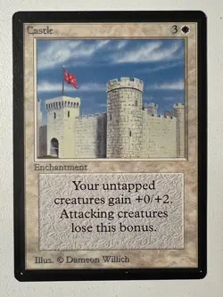 Magic the Gathering MTG Beta Castle NM (Beta Bob) - Image 1