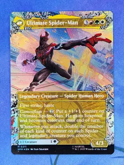 1x FOIL SHOWCASE Miles Morales, NM, SPM, Magic: the Gathering, MtG - Image 2
