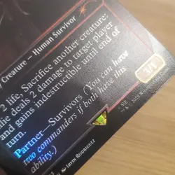 1x Ellie, Vengeful Hunter, Foil, Last of Us Secret Lair, Magic MTG Damaged Bent - Image 4