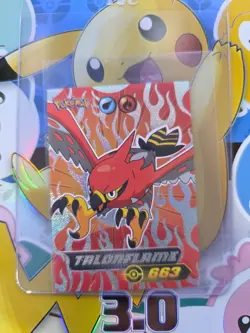 Pokemon Holo Sticker Talonflame - Image 1