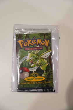 Pokemon Jungle Booster, Scyther Artwork, 1999 WOTC, New, Sealed - Image 1