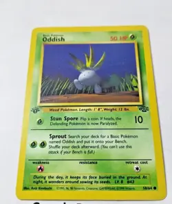 Pokemon TCG Oddish Jungle 58/64 Regular 1st Edition Common - Uncirculated - Image 2