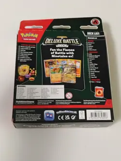 Pokemon Sealed Ninetales Deluxe Battle Deck/Blastoise V/Cinderace Theme Decks - Image 4