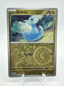 Dratini Obsidian Flames Set 157/197 Reverse Holo Common Pokemon Card - Image 1