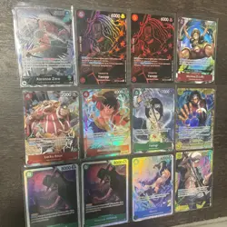 One Piece card lot! Lot of 12, Roronoa Zero,Bartholomew, Luffy & Alt art & more! - Image 3