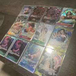 One Piece card lot! Lot of 12, Roronoa Zero,Bartholomew, Luffy & Alt art & more! - Image 5