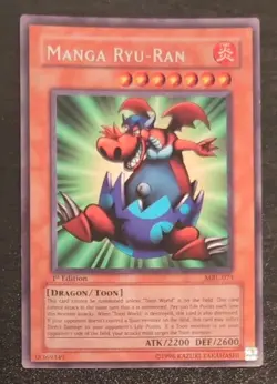 Manga Ryu-Ran #MRL-071 Yugioh! TCG 1st Edition Card Rare Moderately Played - Image 1