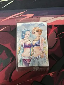 One Piece Wafer Card Nami & Vivi Our Memories 2018 No. 7 Unopened Sealed New - Image 1