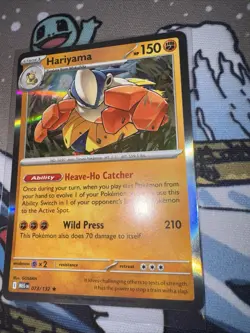 Hariyama 073/132 Non Holo Rare Mega Evolution Card Pokemon TCG NM - Image 3