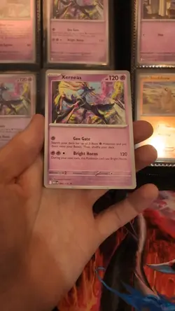 Mega Evolution Xerneas 064 /132 Non-Holo, Battle Deck Exclusive Pokemon Card. NM - Image 1