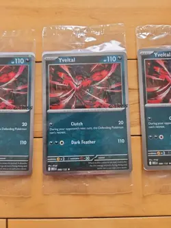 3x Yveltal - 088/132 - SEALED (EB Games) Cosmos Promo NM, English 3 Card - Image 3