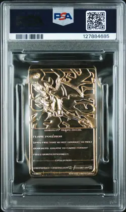 1999 BURGER KING POKEMON GOLD CARDS CHARIZARD PSA 8 - Image 2