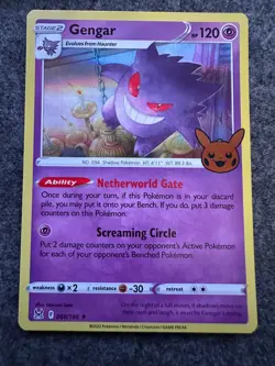 Pokemon Card Gengar Trick Or Trade Holo Rare 066/196 card NM - Image 1