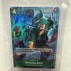 Roronoa Zoro Prb02-006 English Near Mint One Piece Card Game Rare Alt Art - Image 1
