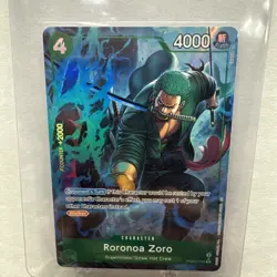 Roronoa Zoro Prb02-006 English Near Mint One Piece Card Game Rare Alt Art - Image 4
