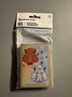 Sealed Vulpix Seasons Pokemon Center Trading Card 65 Ct Sleeves - Image 1