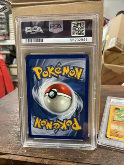 1999 Pokemon Fossil 1st Edition Omanyte PSA 9 Mint Card 52/62 WOTC Vintage Vtg - Image 3