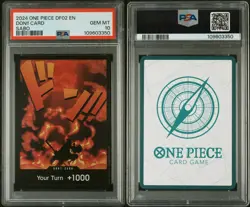One Piece DON!! Card Sabo Promo DF02 English PSA 10 - Image 3