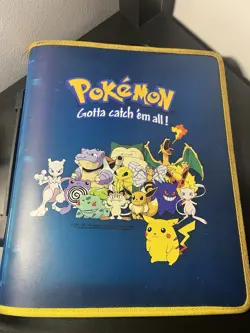Vintage Pokemon Card Storage 3 Ring Zipper Binder Gotta Catch Em All Folder 1999 - Image 1