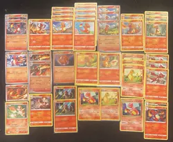 Pokemon Tcg Charmander Card Lot (42) XY, SM, Base, SWSH, SV, Promo, Rev Holos - Image 1