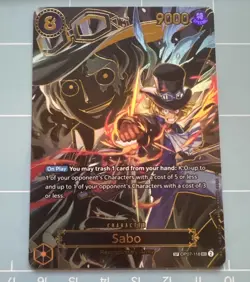 One Piece English Sabo - OP07-118 (SP) - Carrying On His Will (OP13 NM Card - Image 1