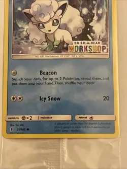 Alolan Vulpix - (Build-A-Bear Workshop Exclusive) 021/145 Miscellaneous Cards & - Image 3