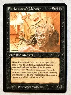 Frankenstein's Monster - Magic the Gathering MTG The Dark - NM - Free Shipping! - Image 1