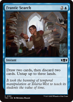 Frantic Search [Tarkir: Dragonstorm Commander] Magic MTG - Image 1