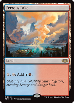 Ferrous Lake [Tarkir: Dragonstorm Commander] Magic MTG - Image 1