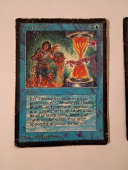 Magic the Gathering Beta Timetwister damaged - Image 1