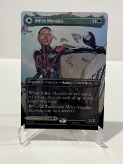 MTG - Miles Morales - Borderless - Foil - 0234 - Marvel's Ultimate Spider-Man - Image 1