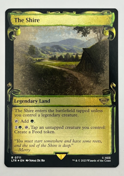 MTG The Shire Foil LTR #711 Showcase Scrolls Lord of the Rings Magic LOTR - Image 1