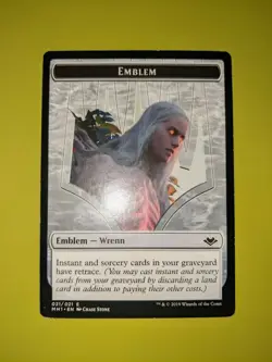 Wrenn and Six / Shapeshifter DOUBLE SIDED Emblem Token x1 Modern Horizons 1x MTG - Image 1