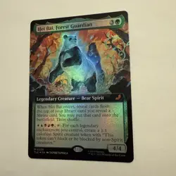 Hei Bai, Forest Guardian FOIL Extended Art 205 Avatar Eternal TLE MTG Unplayed - Image 1