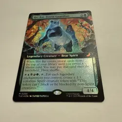 Hei Bai, Forest Guardian FOIL Extended Art 205 Avatar Eternal TLE MTG Unplayed - Image 5