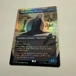 Wan Shi Tong, Librarian FOIL Borderless 320 Avatar TLA MTG Mythic Unplayed Mint - Image 3