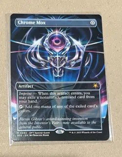 Chrome Mox - Borderless Special Guests Magic mtg NM-Mint, English x1 - Image 1