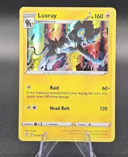 Shining Fates - Luxray 33/72 Holo Rare - Pokemon TCG 2021 - Image 2