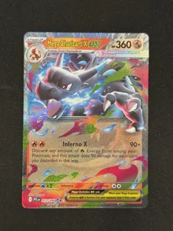 Pokemon TCG - Phantasmal Flames - Mega Charizard X Ex Double Rare - 013/094 NM - Image 1