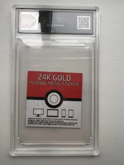 Gastly 24k Gold Sticker Korean Striking Candy Pokemon. Get Graded Mint+ 9.5 - Image 2