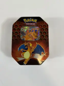 Pokemon TCG Hidden Fates Tin Charizard GX Factory Sealed 820650804816 - Image 1