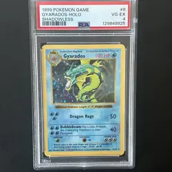 Gyarados Holo Shadowless Pokemon Base Set PSA 4 - Image 3
