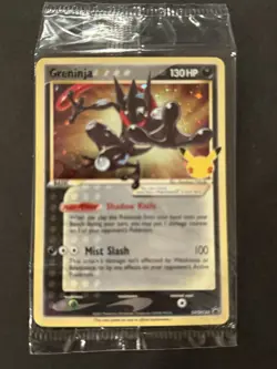 Pokemon TCG - Greninja Sealed Gold Star Promo #SWSH144 - Image 1