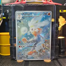 Raboot Stellar Crown Illustration Ultra Rare Pokemon TCG 147/142 Scarlet Violet - Image 1