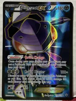 2016 Pokemon TGC Holographic Full Art Fates Collide Genesect EX #120/124. - Image 1