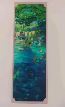 Pokemon Chinese Laser Ticket Stub Magikarp Gyarados Clear Bookmark US SELLER - Image 2