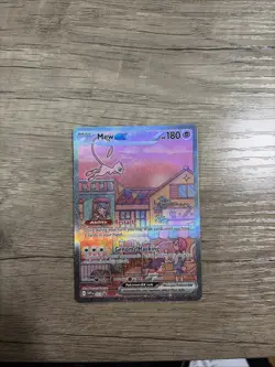 Pokemon TCG 151 Mew EX Black Star Promo SVP 053 Near Mint NM - Image 1